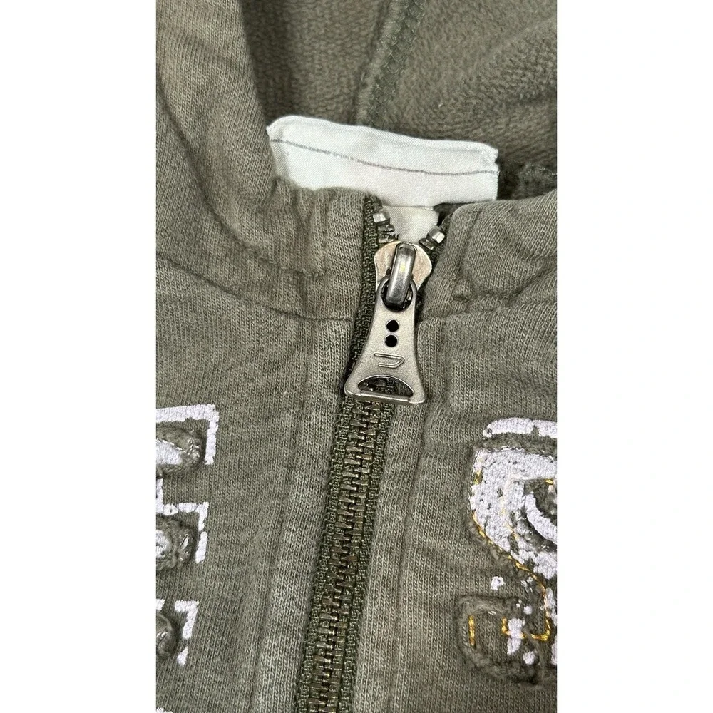 Diesel Baby Zip Up Hoodie Green Size 12M